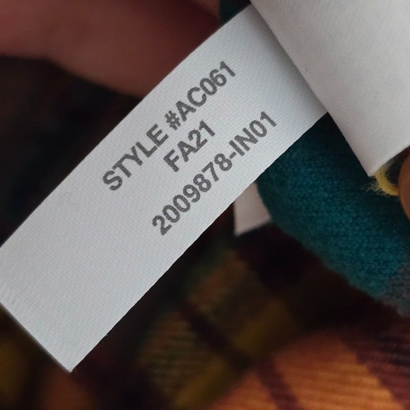 J‎ Crew Shirt Mens Medium Plaid Flannel Slim Fit Long Sleeve Double Brushed Fall - Picture 6 of 11